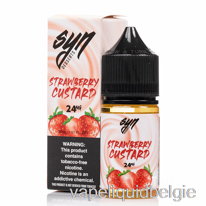 Vape Vloeibare Aardbeienvla - Synzouten - 30 Ml 24 Mg